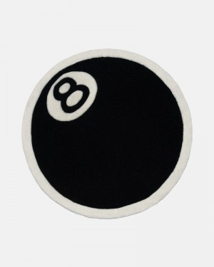 Black Stüssy 8-Ball Rug Other Accessories | USA RCTHZL724