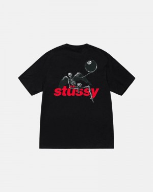 Black Stüssy Apocalypse T-Shirts | USA CBWZUD183