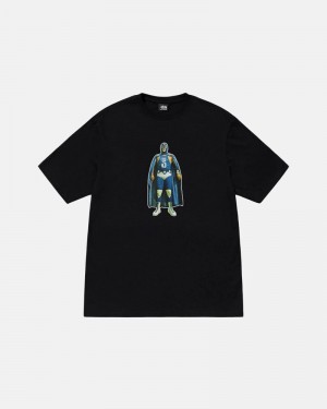 Black Stüssy Lucha T-Shirts | USA BYOALP406