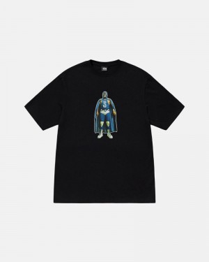 Black Stüssy Lucha T-Shirts | USA RPNXZG574