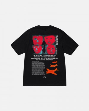 Black Stüssy Talking Heads Remain In Light T-Shirts | USA ANSEWV829