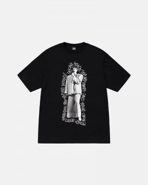 Black Stüssy Talking Heads Stop Making Sense T-Shirts | USA WOXEBT162