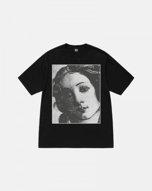 Black Stüssy Venus Pigment Dyed T-Shirts | USA IVZBPF426