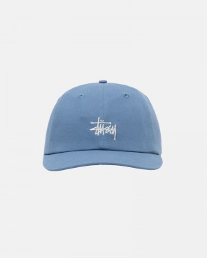 Blue Stüssy Low Pro Basic Stock Strapback Caps | USA WPJYSL708