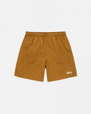 Brown Stüssy Water Short Stock Shorts | USA TOVUAZ803