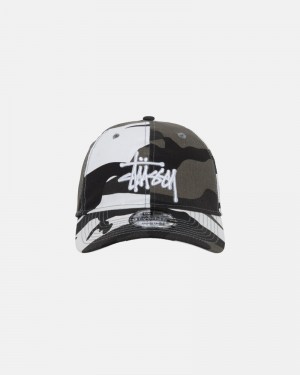 Camo Stüssy New Era 9Twenty Basic Strapback Caps | USA SLXWTU817