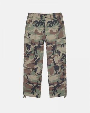 Camo Stüssy Surplus Cargo Ripstop Pants | USA BFIJCN143