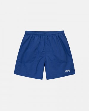 Deep Blue Stüssy Water Short Stock Shorts | USA KGCQXN957