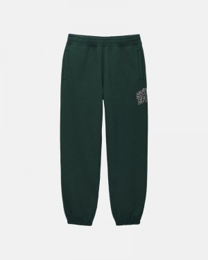 Deep Green Stüssy Sport Sweatpants | USA PTIRKL706