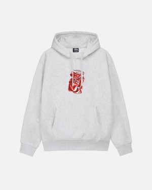 Grey Stüssy Soda Can Hoodie | USA IZEDCA982