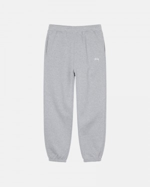 Grey Stüssy Stock Logo Sweatpants | USA CALPKW196