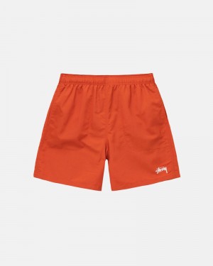 Orange Stüssy Water Short Stock Shorts | USA BSQMAZ374