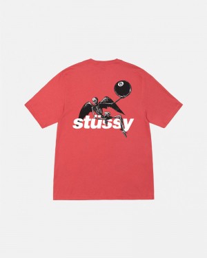 Red Stüssy Apocalypse T-Shirts | USA EMOCXP720