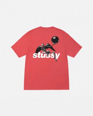 Red Stüssy Apocalypse T-Shirts | USA VZHRQD836