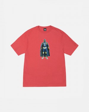 Red Stüssy Lucha T-Shirts | USA QGBMNZ427