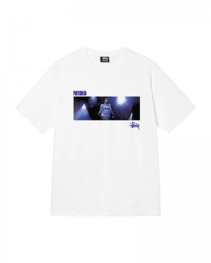 White Stüssy Dummy T-Shirts | USA TKQAFP138