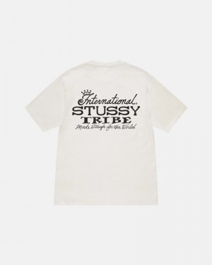 White Stüssy IST Pigment Dyed T-Shirts | USA NKWJAE408