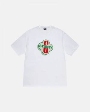 White Stüssy Motel T-Shirts | USA LXUHPS854