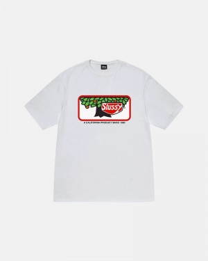 White Stüssy Orchard T-Shirts | USA VFJKWI328