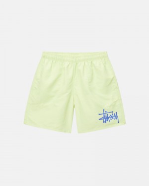 Yellow Stüssy Water Short Big Basic Shorts | USA GDMQAB093