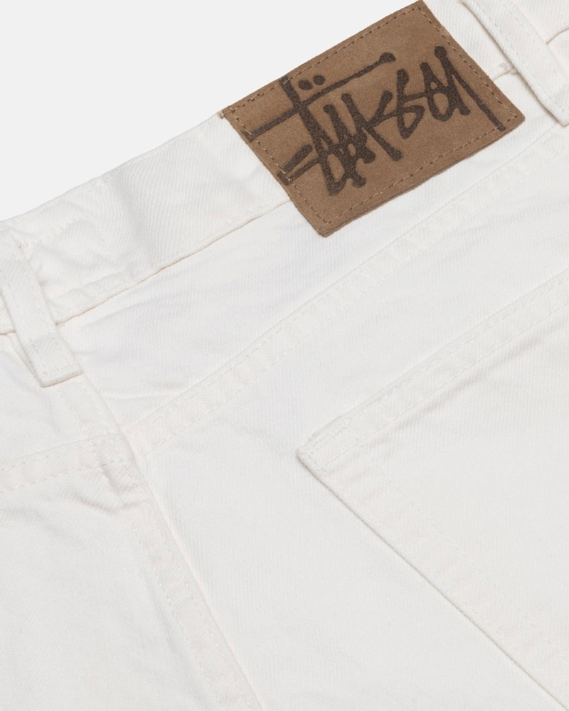 Beige Stüssy Classic Jean Overdyed Jeans | USA UYEOWC243