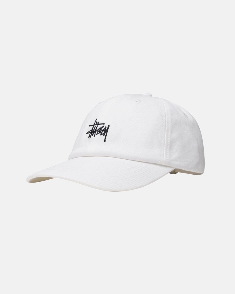 Beige Stüssy Low Pro Basic Stock Strapback Caps | USA BXGEUT637