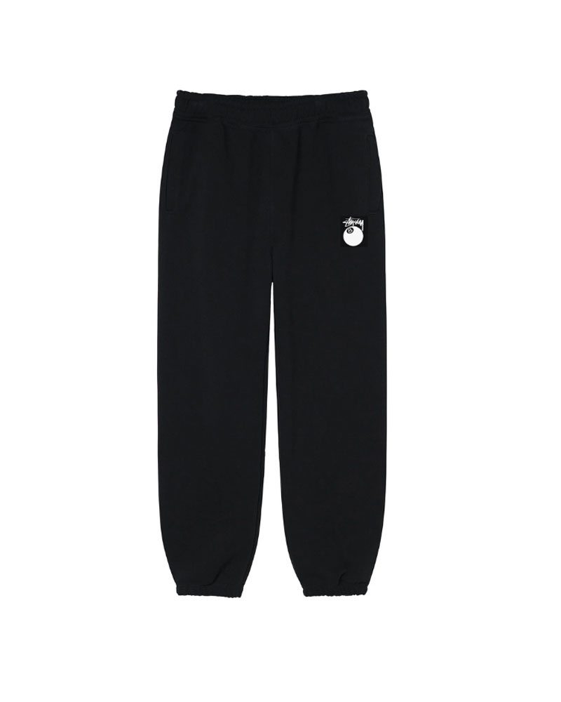 Black Stüssy 8 Ball Logo Sweatpants | USA RUZMDY823