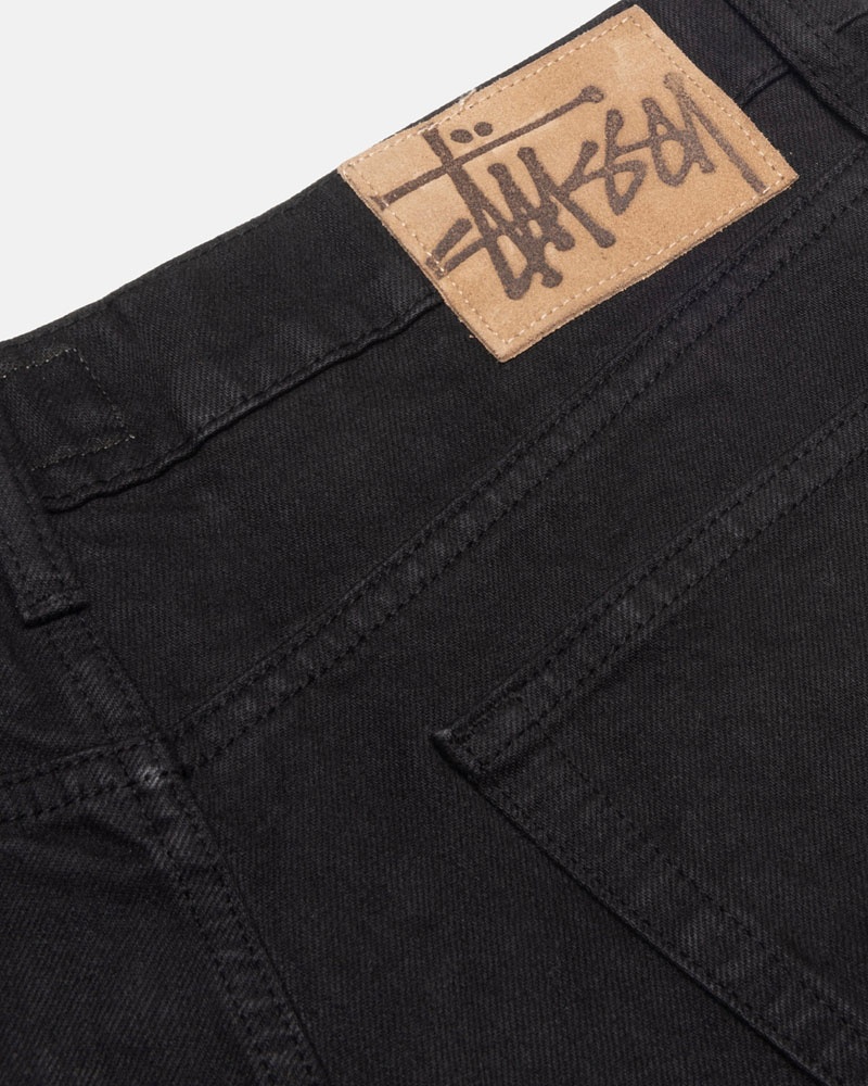 Black Stüssy Big OL' Jean Overdyed Jeans | USA ZPOKBF154