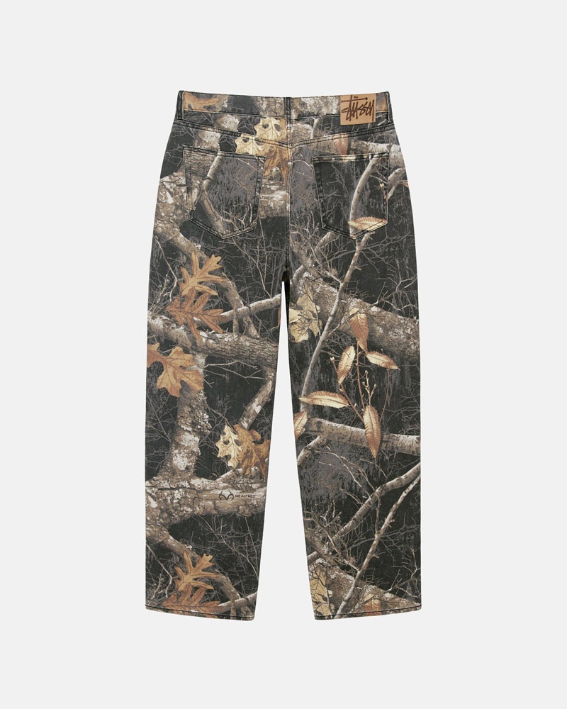 Black Stüssy Big OL' Jean Realtree Edge Jeans | USA JOLEGS943