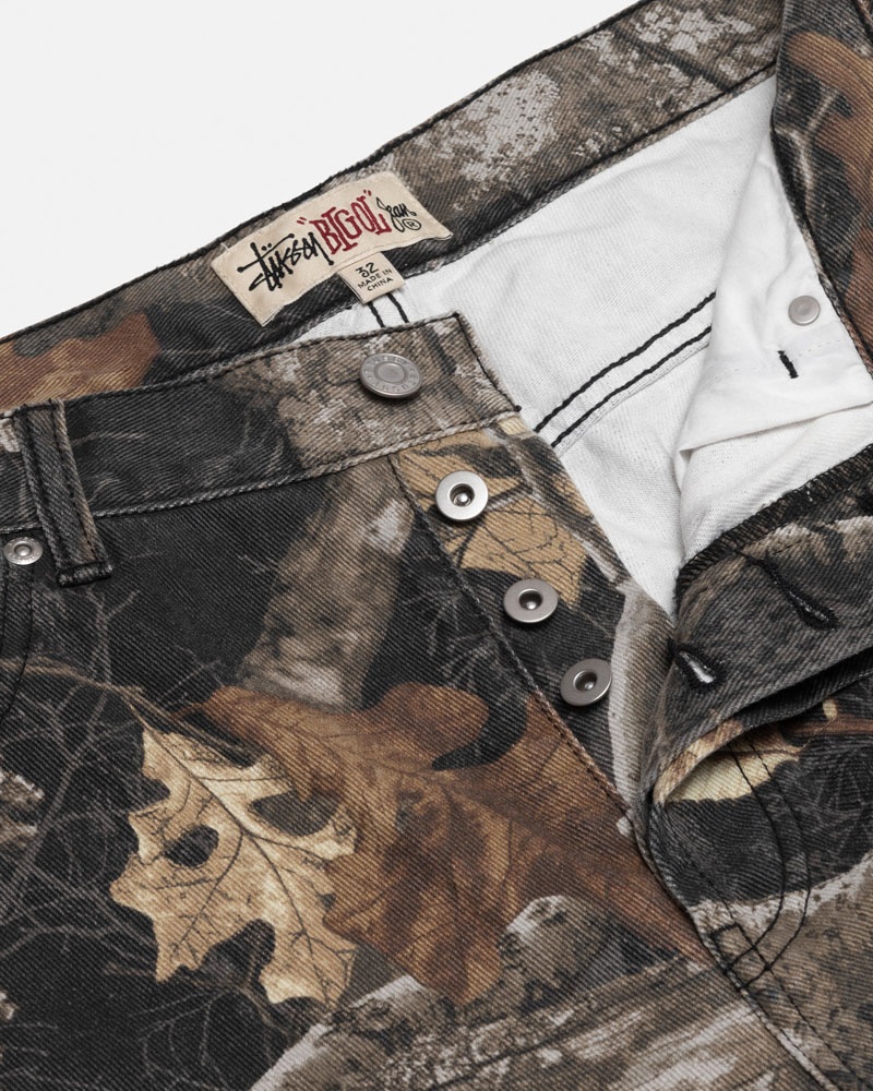 Black Stüssy Big OL' Jean Realtree Edge Jeans | USA JOLEGS943