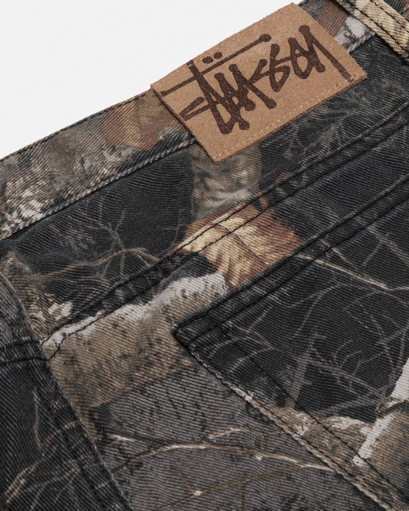 Black Stüssy Big OL' Jean Realtree Edge Jeans | USA JOLEGS943