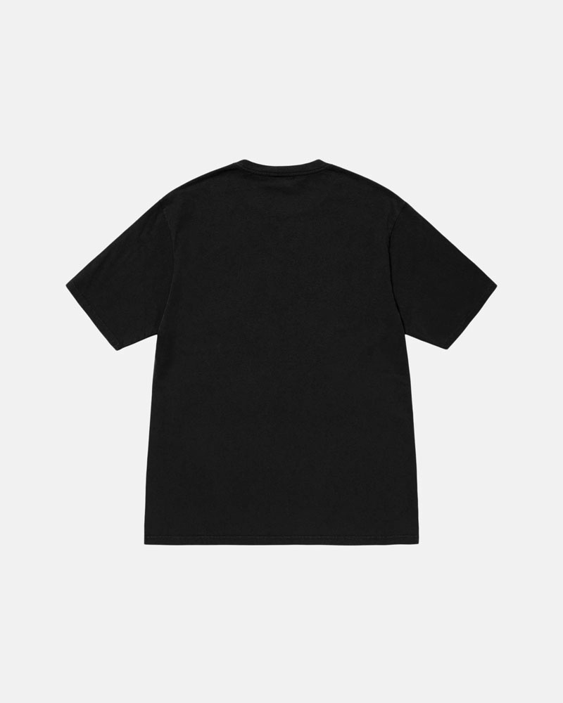 Black Stüssy Block Sport Pigment Dyed T-Shirts | USA UBARJE672