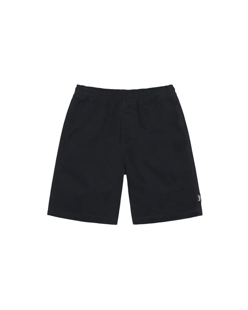 Black Stüssy Brushed Beach Shorts | USA YUBQOL416