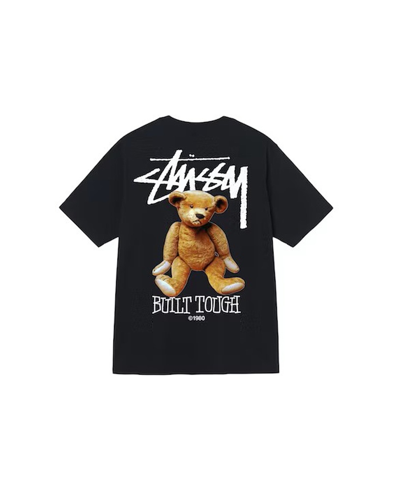 Black Stüssy Built Tough T-Shirts | USA OFBDXG450