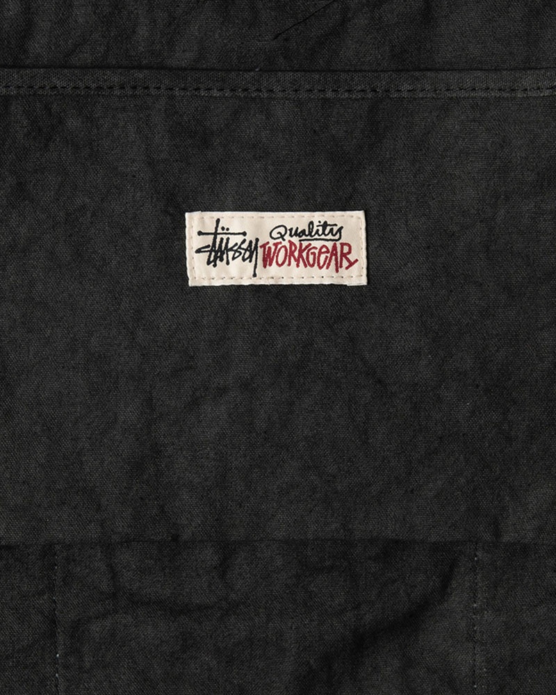 Black Stüssy Canvas Flight Tote Bags | USA PRDGXM980