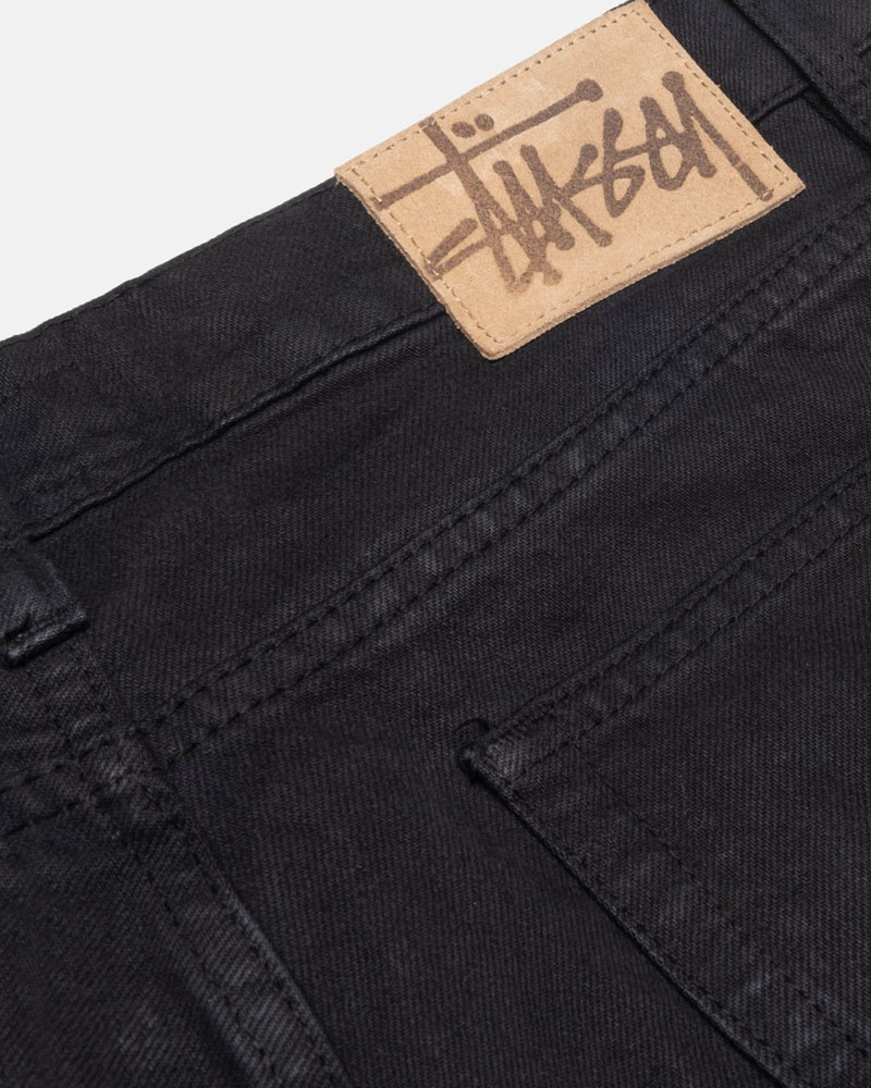 Black Stüssy Classic Jean Overdyed Jeans | USA UZWGCM138