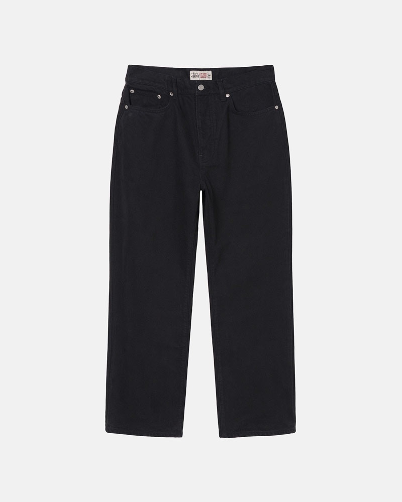 Black Stüssy Classic Jean Overdyed Jeans | USA UZWGCM138