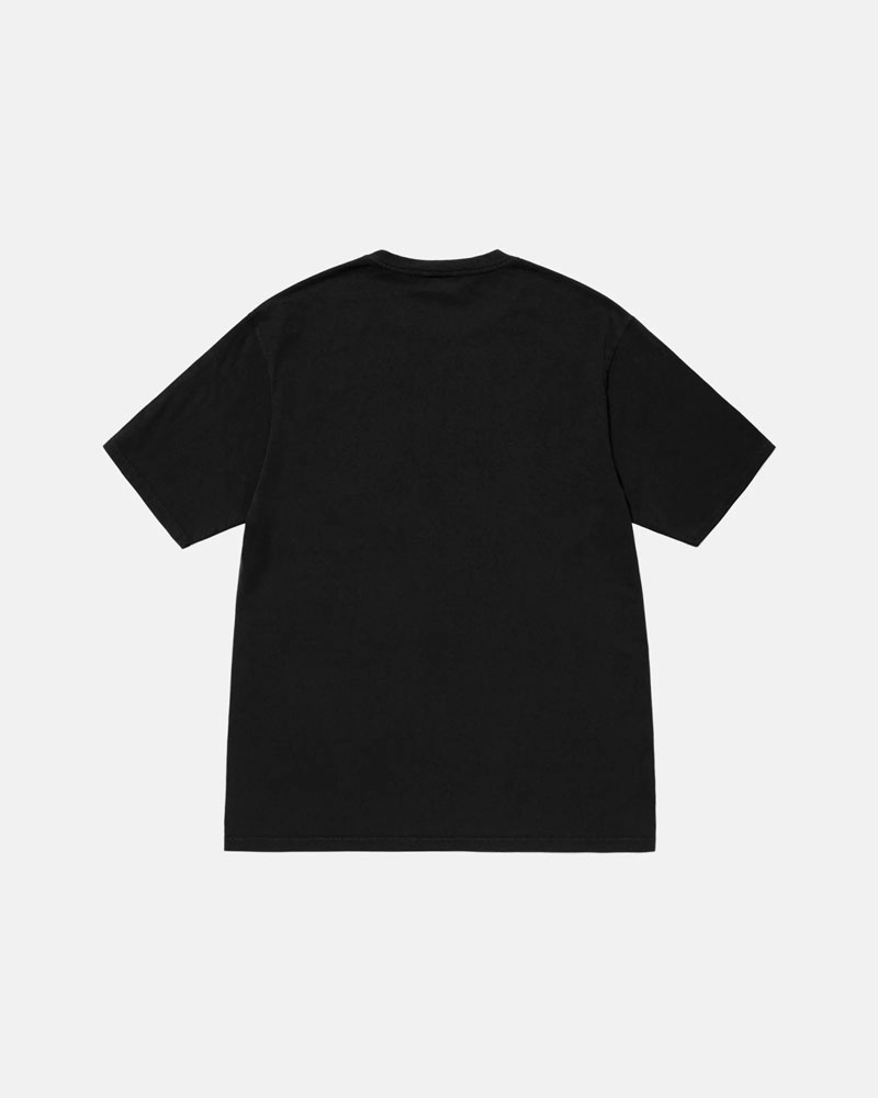 Black Stüssy Creation Pigment Dyed T-Shirts | USA MQYGBR648