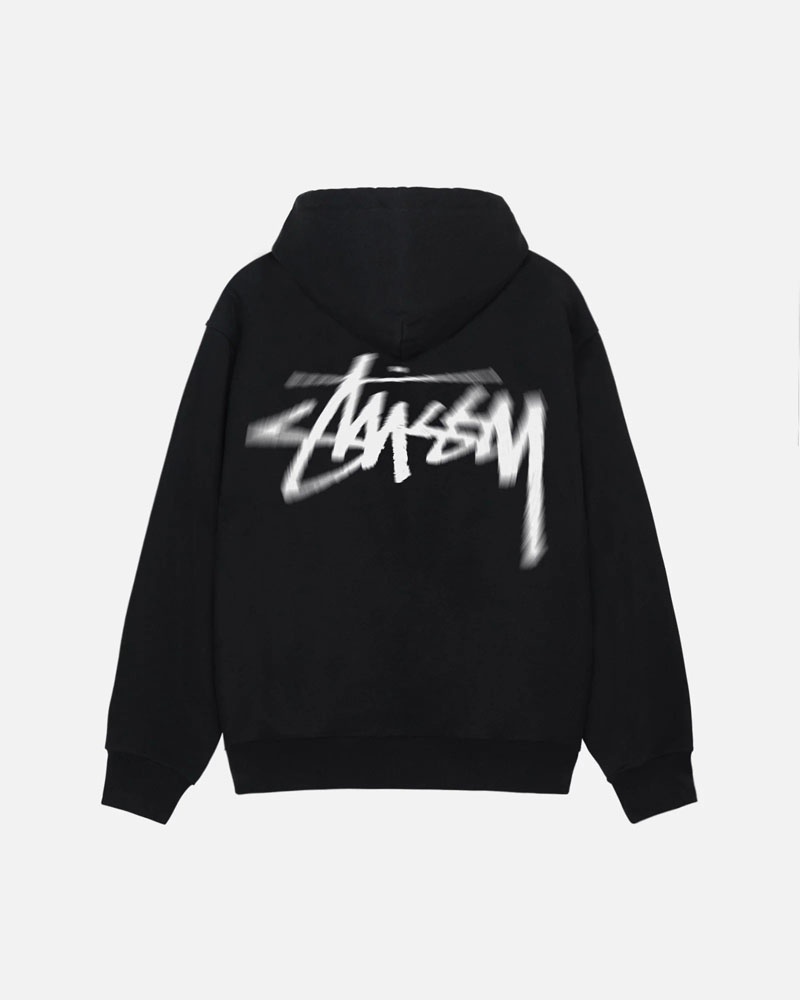 Black Stüssy Dizzy Stock Hoodie | USA SXMRHP502