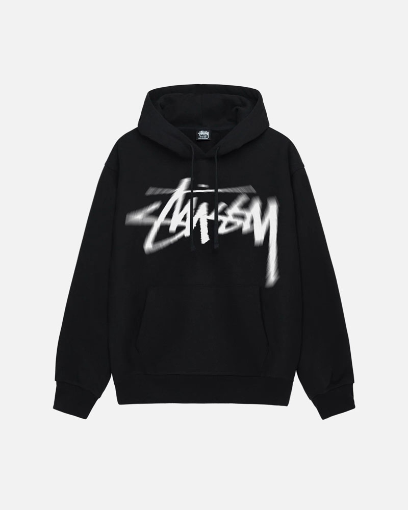 Black Stüssy Dizzy Stock Hoodie | USA SXMRHP502