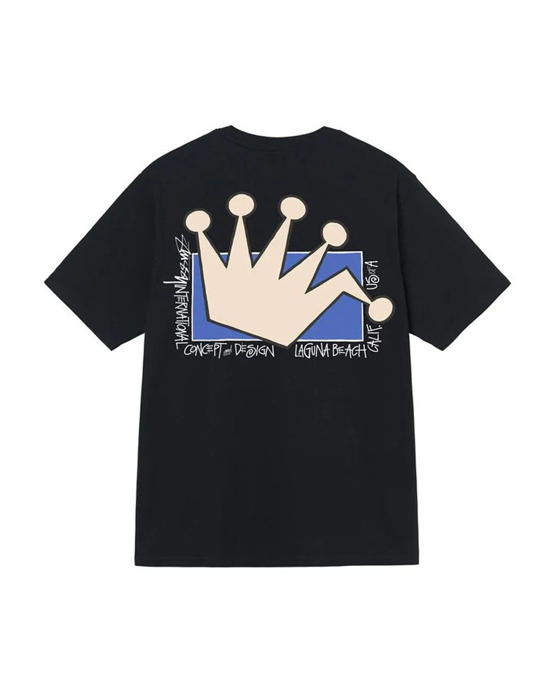 Black Stüssy LB Crown T-Shirts | USA JVASQI105