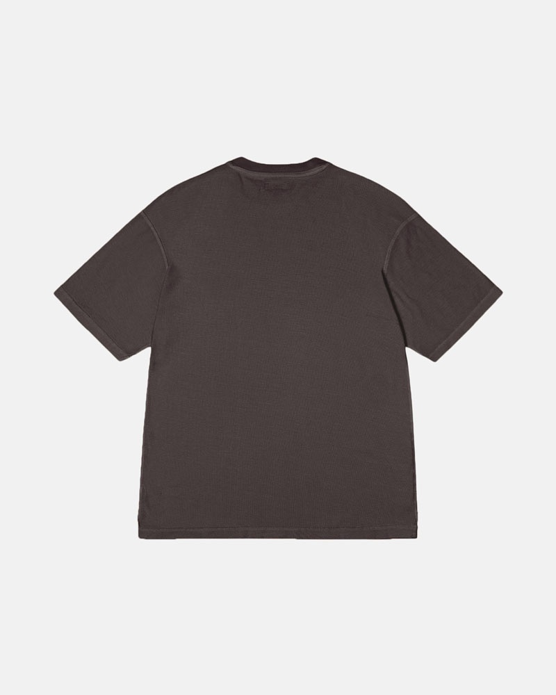 Black Stüssy Lazy T-Shirts | USA VUYLEC849