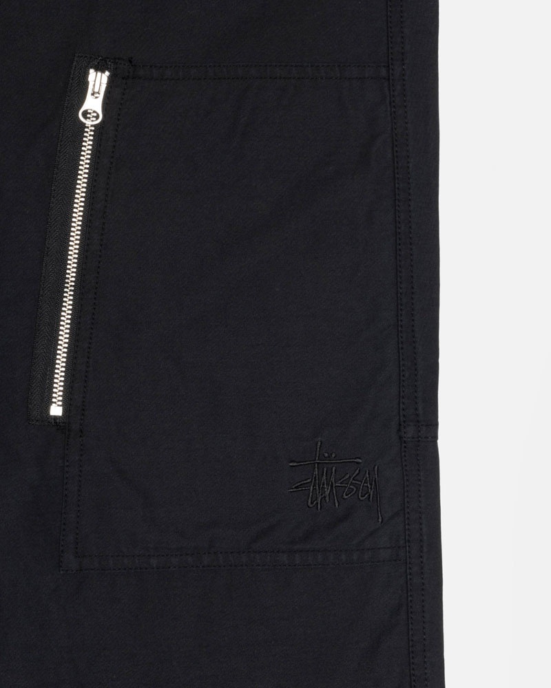 Black Stüssy Nyco Flight Pants | USA RFSLUC253