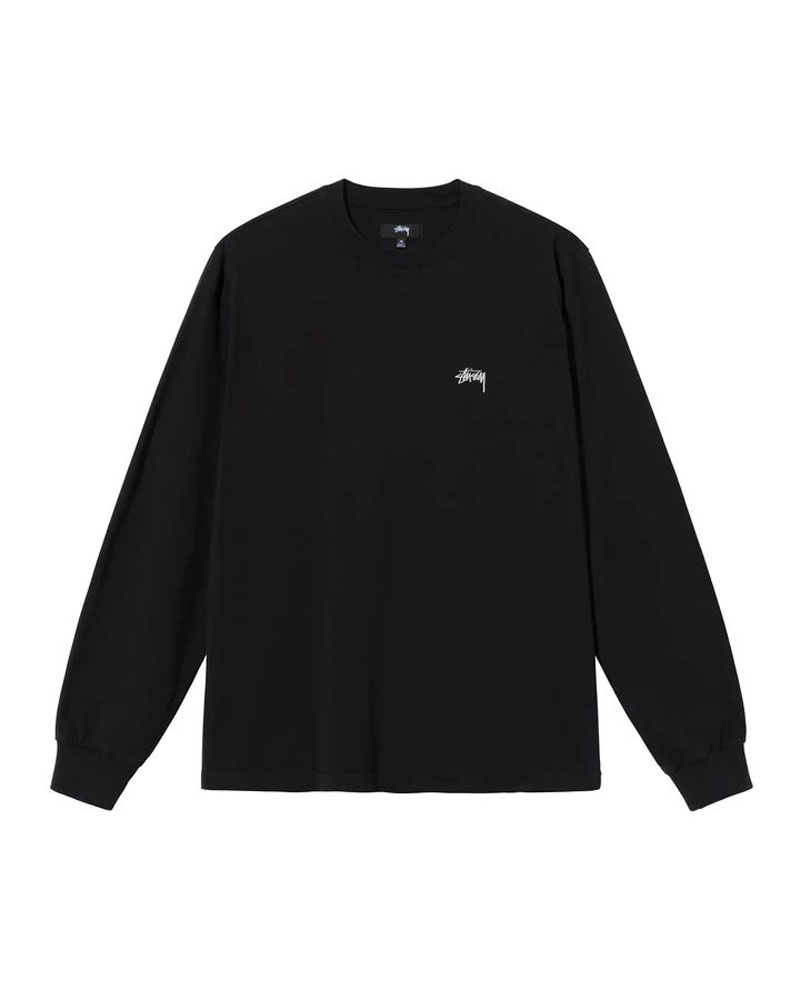 Black Stüssy Overdyed LS T-Shirts | USA OYRFMW950