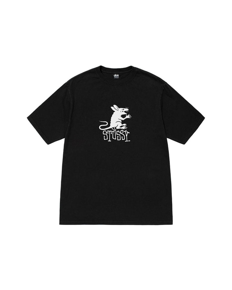 Black Stüssy Rat Pigment Dyed T-Shirts | USA NPKRYM912