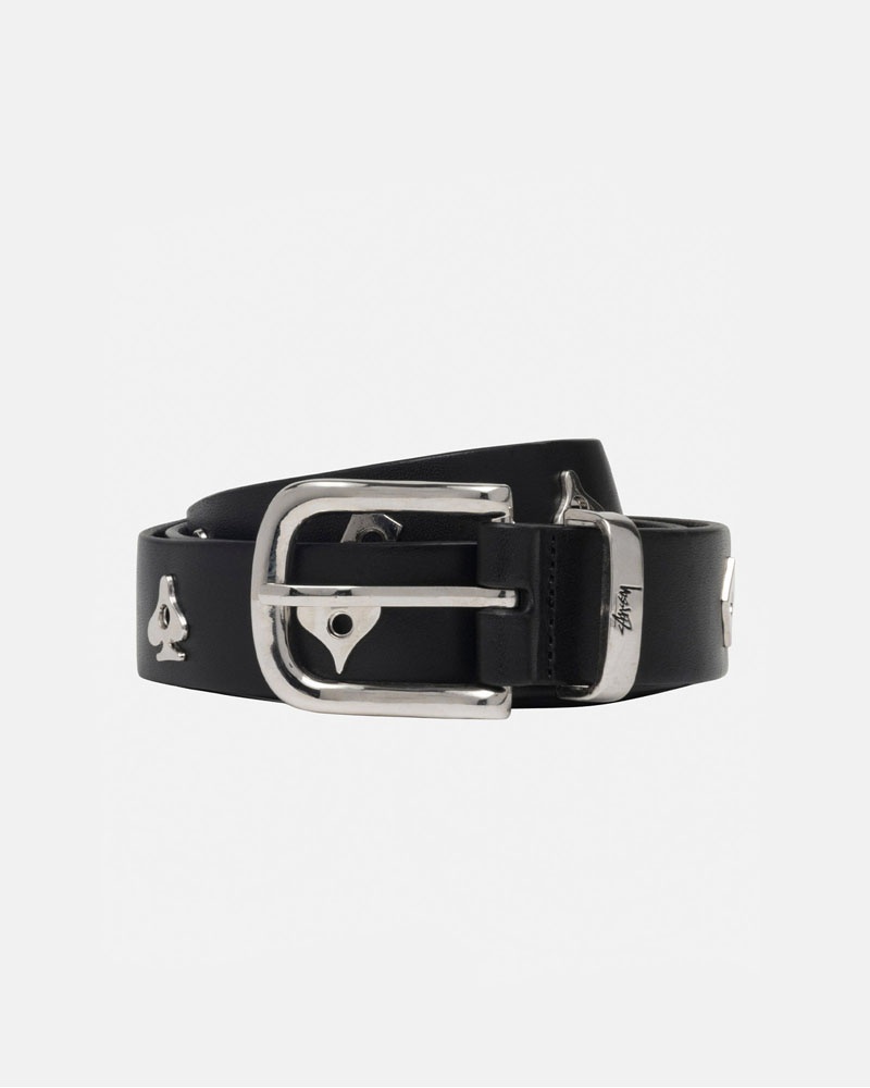 Black Stüssy Royal Suit Dress Belts | USA APHUSG572