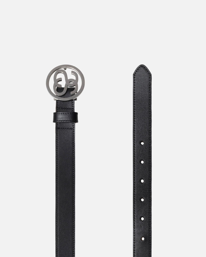 Black Stüssy SS-Link Buckle Belts | USA SHLYON382