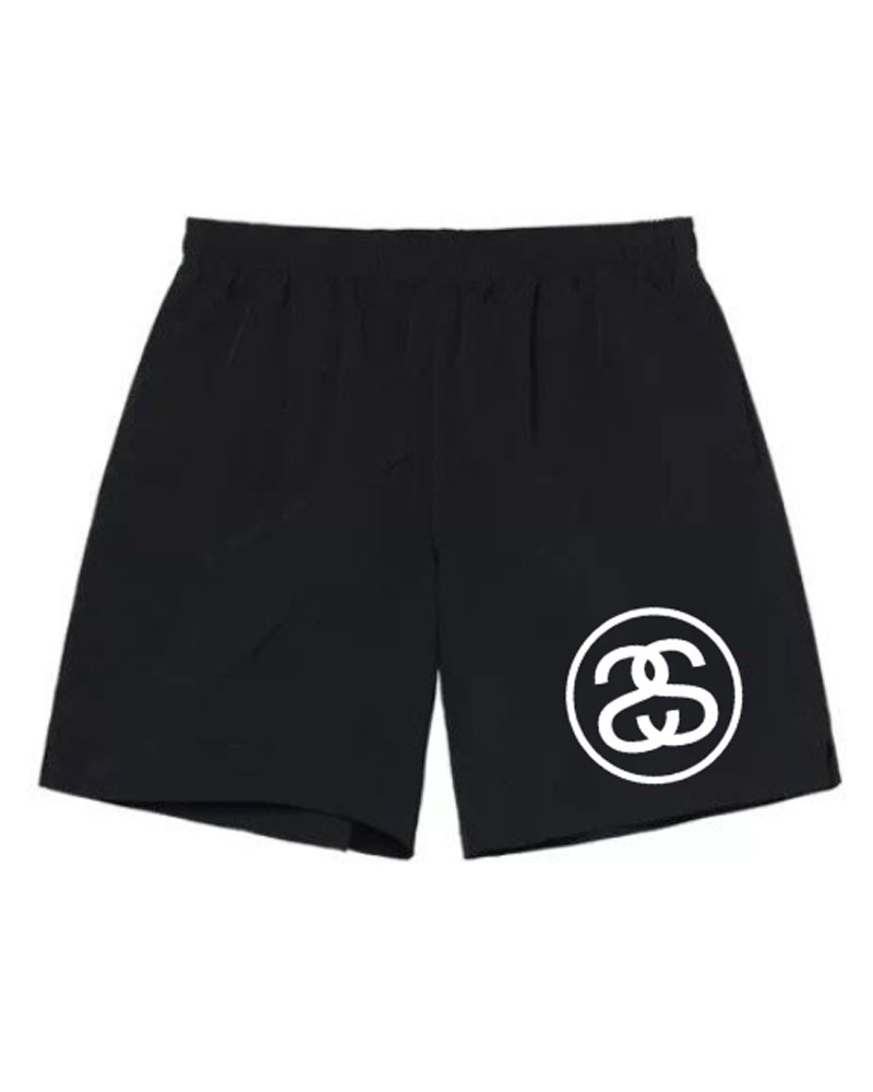 Black Stüssy SS-Link Shorts | USA HBYEVU862