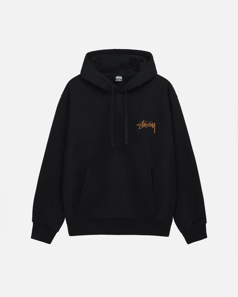 Black Stüssy Skate Tough Hoodie | USA NKZBAF715