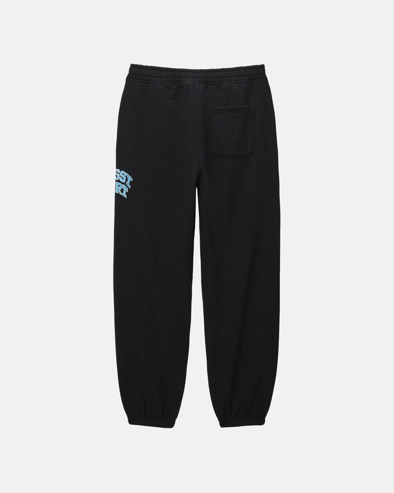 Black Stüssy Sport Sweatpants | USA DELJIC018